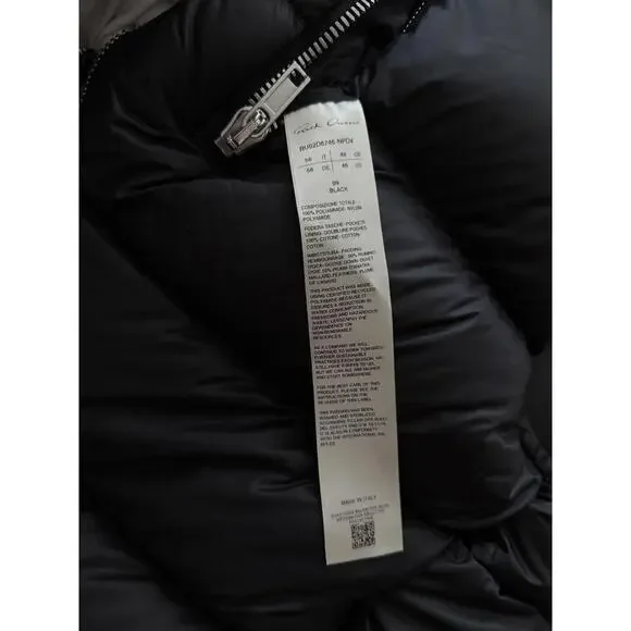 STEAL! FW24 Rick Owens Porterville Puffer Vest (M)